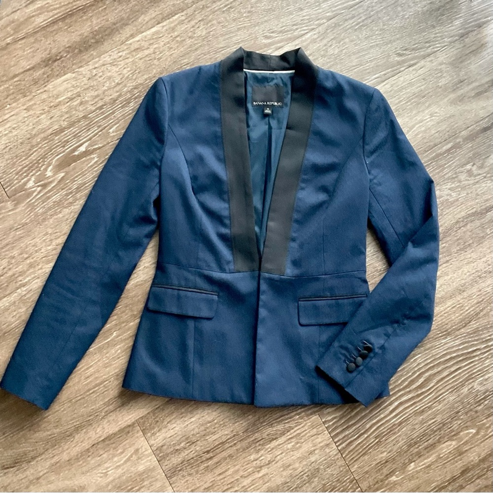 Banana Republic Blue Blazer Jacket